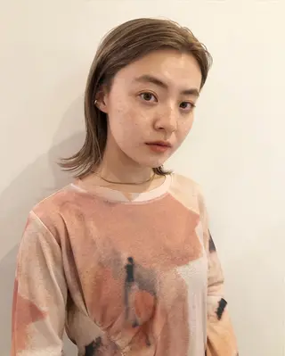 ミディアム カラー レイヤー/お顔まわり 暖色カラー🍑Amiのその他イメージ