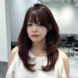 ロング カラー GO TODAY 原宿Verno店所属・韓国系支持率No.1 レイヤー特化/きょうのヘアスタイル