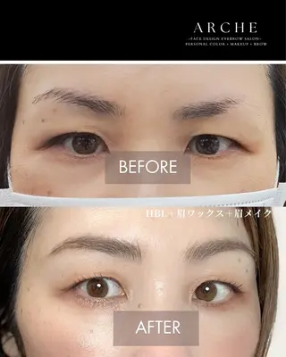 アイブロウ HBL 美眉サロン ARCHE の眉毛・アイブロウイメージ