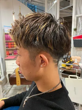 ショート メンズ AMNESIA所属・やまなか りょうすけのヘアスタイル