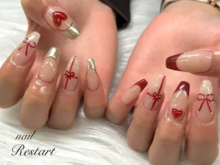ロング nail Restart所属・Restart YURIのネイルデザイン