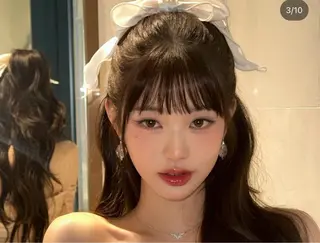 セミロング 映える顔まわり/前髪 特化 💗 ユキマのヘアスタイル