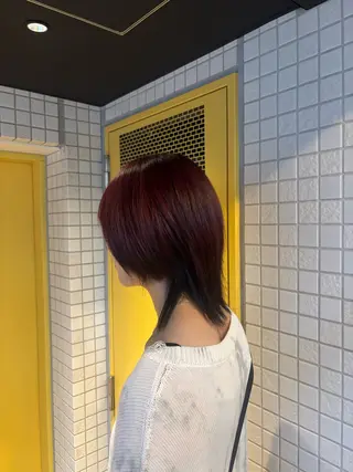 カラー 外国人風カラー ×19歳美容師ルイヤのヘアスタイル
