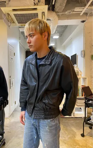 ショート ヘアアレンジ おしゃれパーマ メンズ特化/みーまんのヘアスタイル