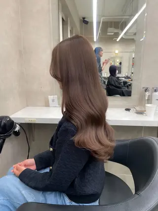 ロング 透明感カラー/ レイヤーカット/優大のヘアスタイル