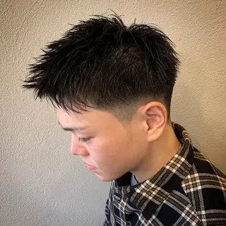 ショート パーマ メンズ メンズ特化/パーマ/ メッシュ/竜成のヘアスタイル