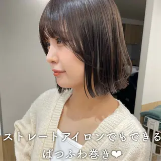 ミディアム 🌈韓国ボブミディ 表参道sandノスケのヘアスタイル