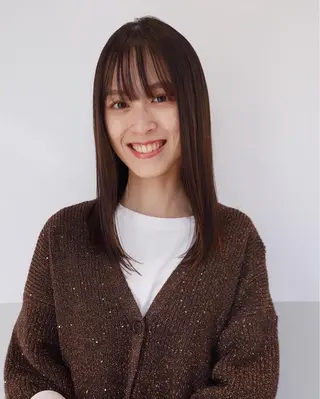 セミロング カラー 自由が丘 艶髪美容師✨生板🌿のヘアスタイル