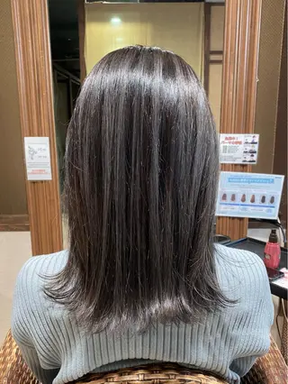 ミディアム カラー KIZU 髪質改善 オカルト怪談のヘアスタイル