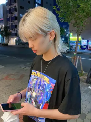 ショート カラー メンズ 栄/矢場町 三井太朗のヘアスタイル