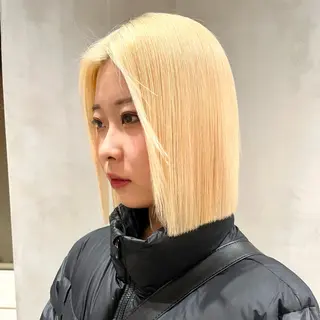 カラー 渋谷🎨エクステ× ブリーチ特化🎨レンのヘアスタイル