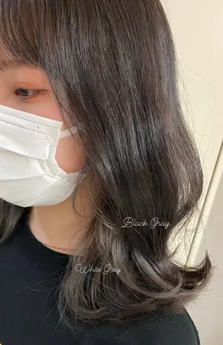 ミディアム カラー 透明感カラー /Kanon️🫧のヘアスタイル