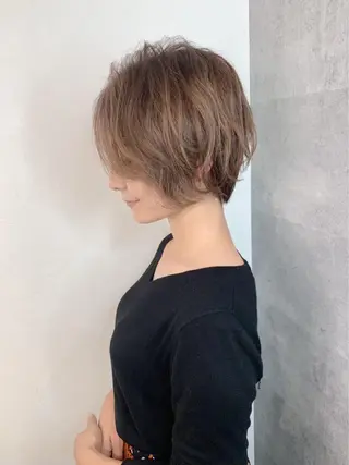 ショート 柔らか透明感カラー ☀️koshi☀️のヘアスタイル