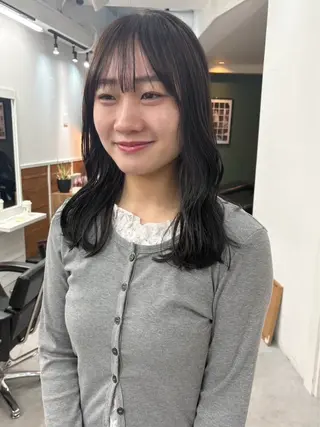 ロング カラー レイヤーボブ/ 艶カラー/サナ🌼のヘアスタイル