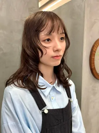 ミディアム カラー デザイン/レイヤー Kaito🐩/栄のヘアスタイル