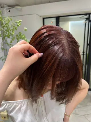 ミディアム 透明感カラー/ RIKO🌺🥥のヘアスタイル