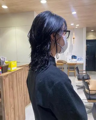 ミディアム カラー パーマ指名No1 /namiのヘアスタイル