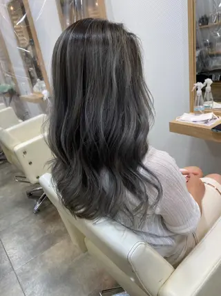 ロング 髪質改善/ ブリーチ/中尾のヘアスタイル