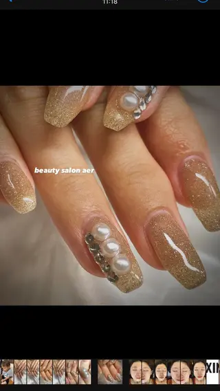 ネイル デコパーツが得意♪ ネイル/眉毛/エステの眉毛・アイブロウイメージ