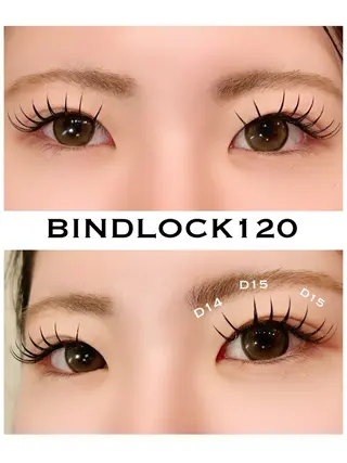 マツエク・マツパ シュガーレイ所属・バインドロック🦋 アンドヘルシーのマツエク・マツパデザイン