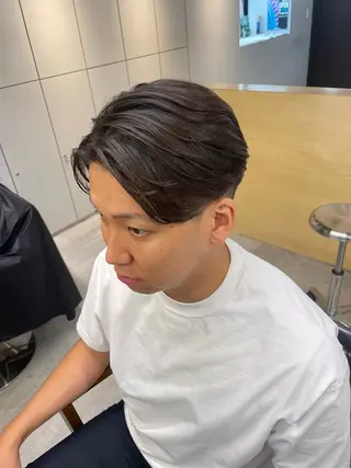パーマ メンズ マエダ リョウのヘアスタイル