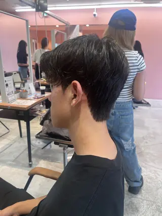 パーマ メンズ 大阪韓国メンズ特化 LUNAのヘアスタイル