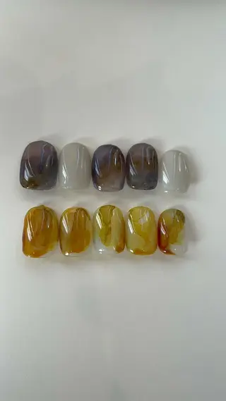 ネイル une／YUKINA 🫧大人nuanceのネイルデザイン