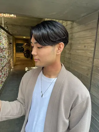 ショート パーマ メンズ メンズ特化美容師 熊田 鼓汰郎のヘアスタイル