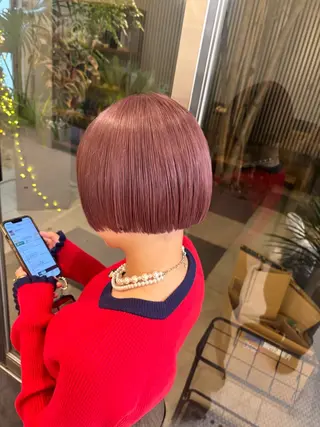 ショート カラー Belle 新宿店所属・🐰ブリーチモデル 募集中/ゆな🐰のヘアスタイル