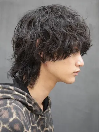 セミロング パーマ メンズ fifth PARK メンズサロン所属・【fifth】立野 涼太のヘアスタイル