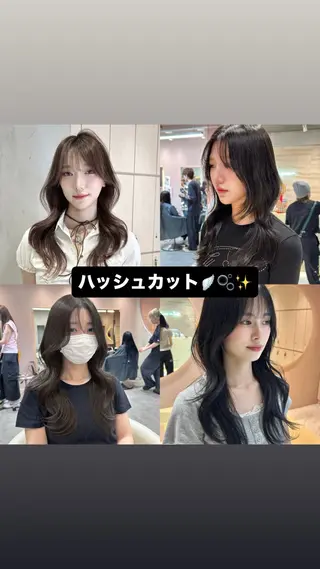 ロング 大宮韓国ハッシュ🪽 GLROWseriのヘアスタイル