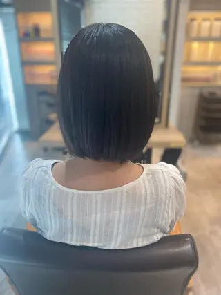 ミディアム カラー ヨシダ フミノリのヘアスタイル