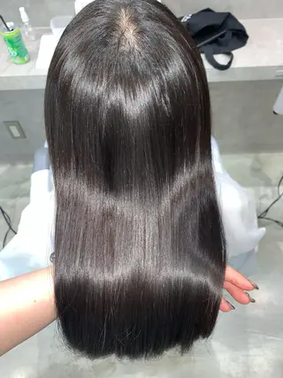 ロング カラー ヘアアレンジ 新宿♥ハッシュカット 中韓ヘア♥Unaのヘアスタイル