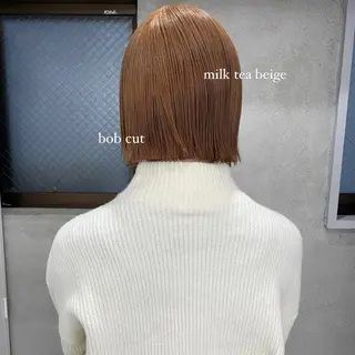 ショート カラー ハイトーン/ボブ /HBL/AYUNAのヘアスタイル
