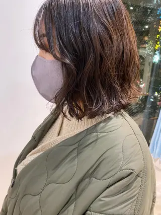 ミディアム GO TODAY SHAiRE SALON 原宿Stella店所属・𓍯柔らかhair 𓍯 yukinoのヘアスタイル