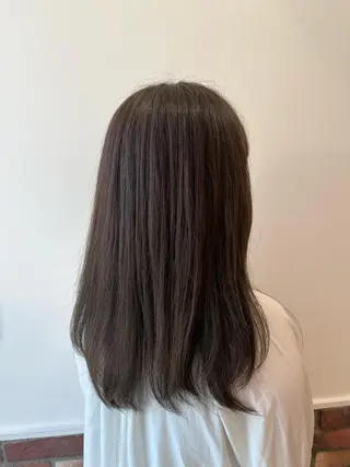 ロング カラー ボブ🍊暖色カラー 浅草【Bob美容師】のヘアスタイル