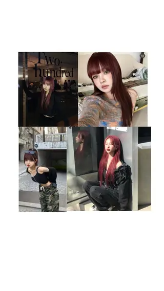 ミディアム カラー 高村 怜のヘアスタイル