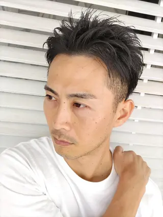ショート メンズ HAIR&GROOMING　YOSHIZAWA Inc. BANDAI所属・💈多賀 裕史💈のヘアスタイル