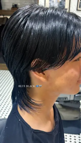 カラー メンズ レイヤーカット/艶髪 /パーマaikoのヘアスタイル