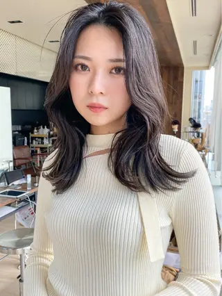 セミロング 【1日2名様限定】 AFLOAT白川雄副のヘアスタイル