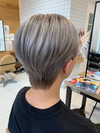 カラー ショート ルクール柏崎店　山岸 亜依瑠のヘアスタイル