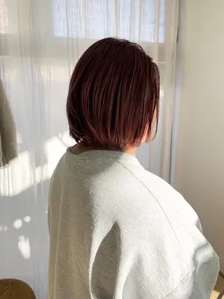 ショート カラー こっくりカラー/艶髪 /amy.山口瑞稀のヘアスタイル