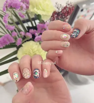 ネイル 北浦和 自爪育成ケアのネイルデザイン