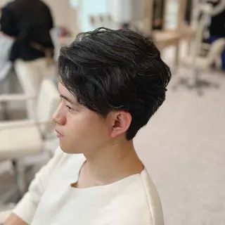 パーマ メンズ 鈴木 和也のヘアスタイル