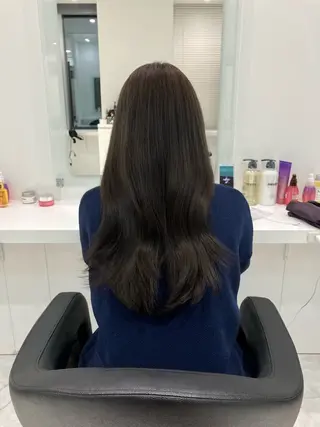 ロング カラー ヘアアレンジ 🫧透明感ラベンダー 似合わせ🫧あい🫧のヘアスタイル