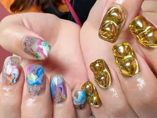 ネイル Nail Atelier IamI所属・アイアムアイ 大村磨衣のネイルデザイン