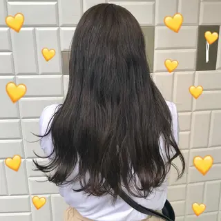 ロング カラー アオイ🩵暖色 /まろやかカラーのヘアスタイル