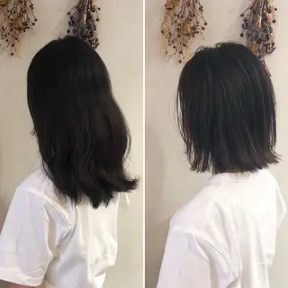 ショート カラー 髪質改善/縮毛矯正 /青山 早希🐾のヘアスタイル