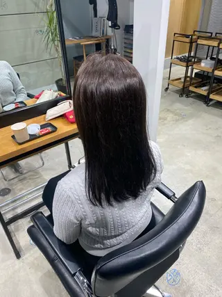 セミロング 村田 健のヘアスタイル