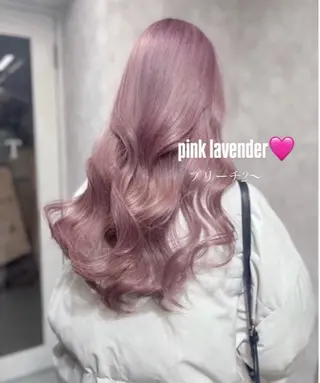 ロング カラー ミルクティー/透明感 カラー🎀YURIAのヘアスタイル